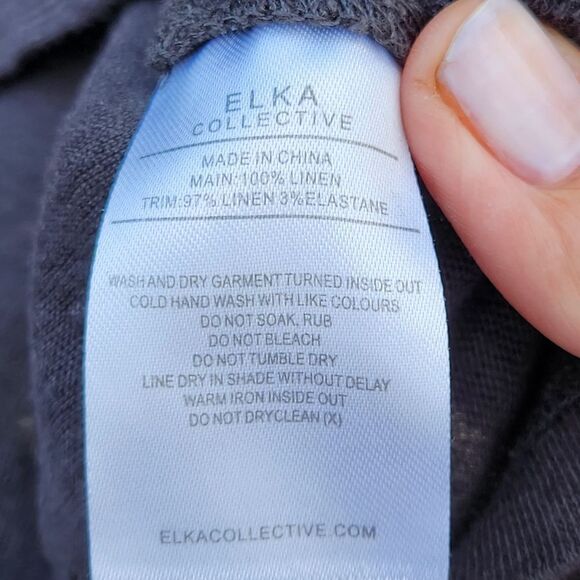 E.C. elka collective linen baby tee - Picture 3 of 5